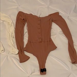 Cute off shoulder one piece